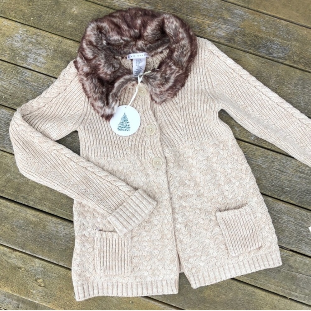 Max Studio • Faux Fur CardiCoat